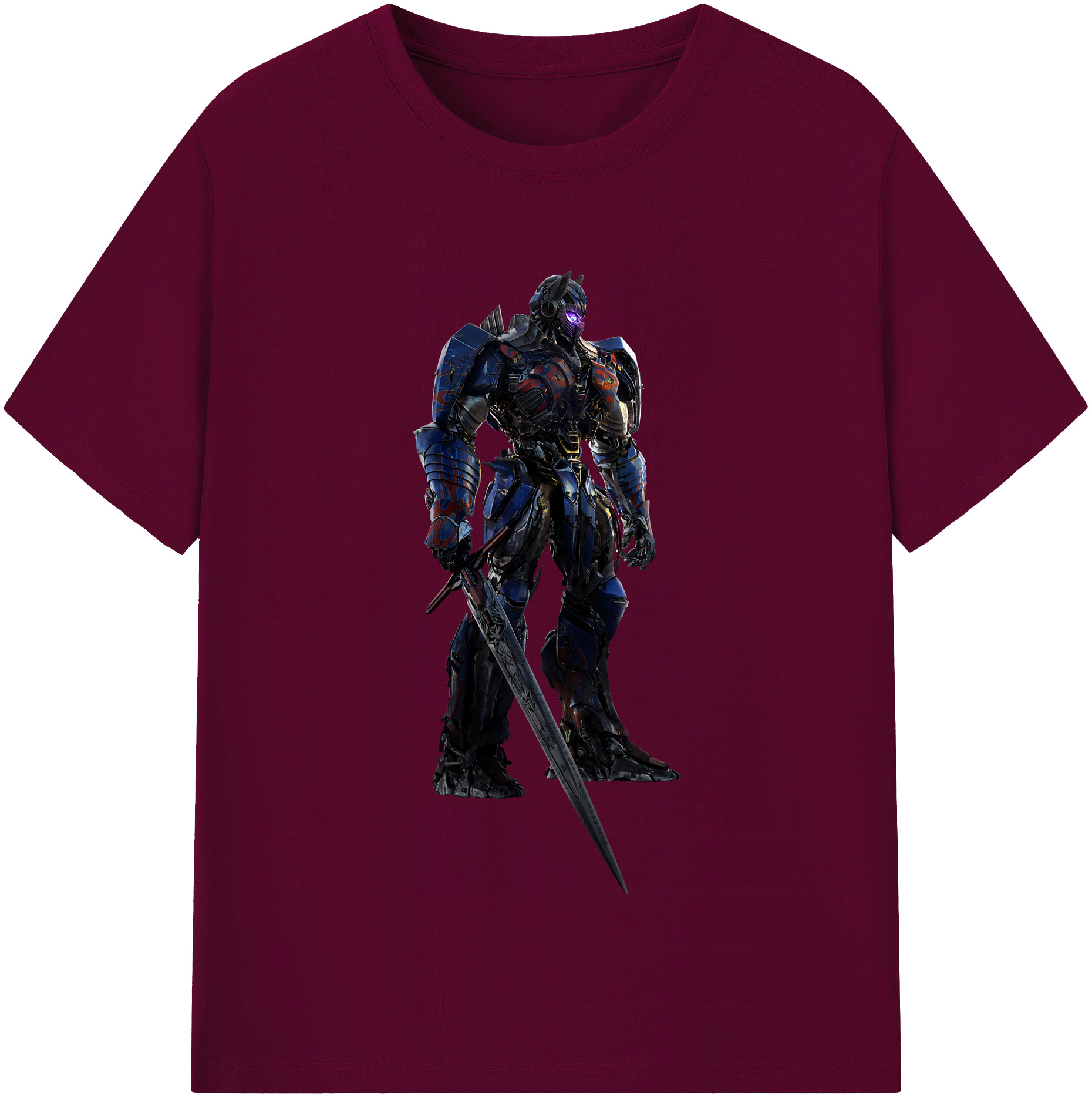 （画像用） Transformers トランスフォーマー レディースカジュアルプリントTシャツ（綿100％）